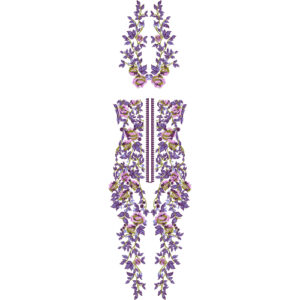 Kaftan Floral Embroidery Design
