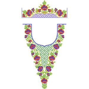 Delicate Kaftan Embroidery Design