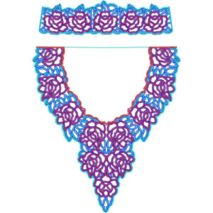 Flower Kaftan Embroidery Design