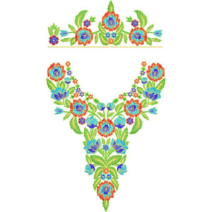 Flower Kaftan Embroidery Design
