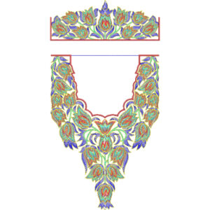 Kaftan Floral Embroidery Design