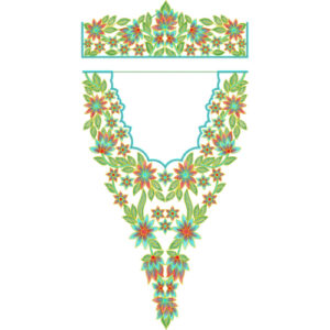 Delicate Kaftan Embroidery Design