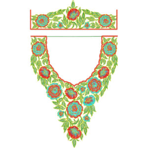 Kaftan Embroidery Design