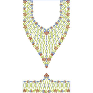 Kaftan Floral Embroidery Design