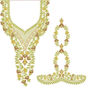 Kaftan Embroidery Design