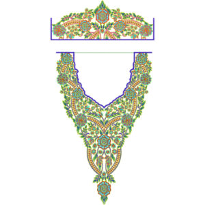 Flower Kaftan Embroidery Design