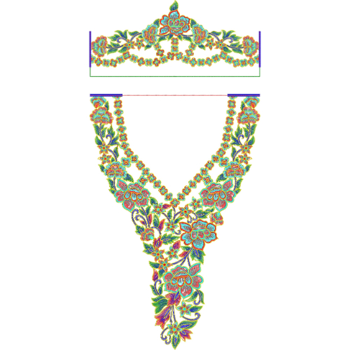 Kaftan Embroidery Design