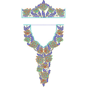 Simple Kaftan Embroidery Design