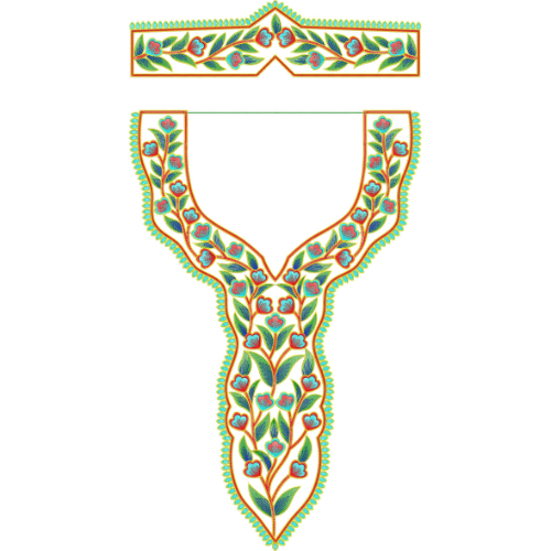 Delicate Kaftan Embroidery Design