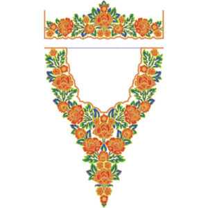 Kaftan Embroidery Design