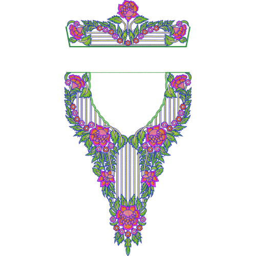 Simple Kaftan Embroidery Design