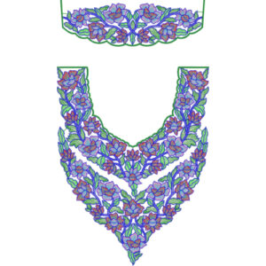 Kaftan Floral Embroidery Design