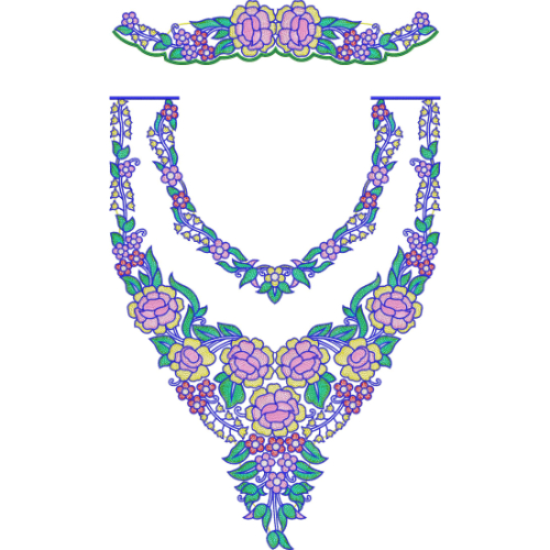 Kaftan Embroidery Design