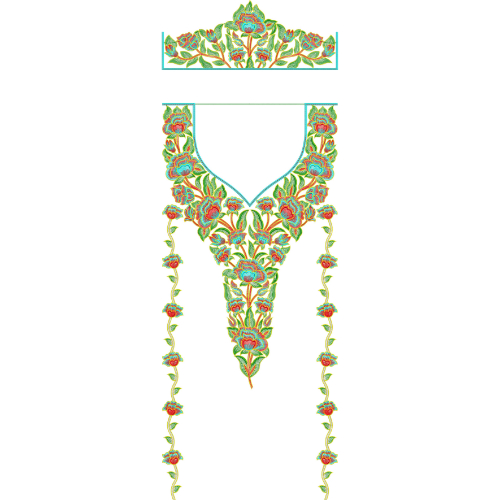 Kaftan Embroidery Design
