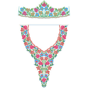 Flower Kaftan Embroidery Design