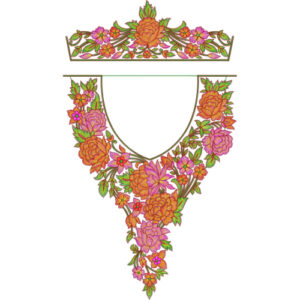 Simple Kaftan Embroidery Design