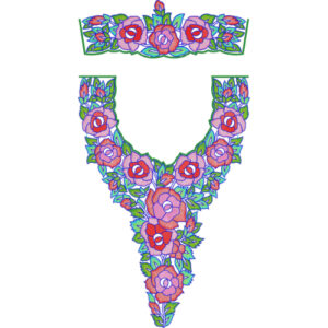 Kaftan Embroidery Design