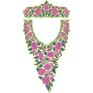 Flower Kaftan Embroidery Design