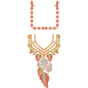 Delicate Kaftan Embroidery Design