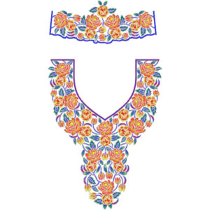 Kaftan Embroidery Design