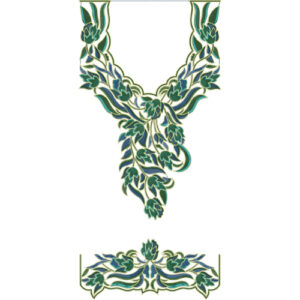 Flower Kaftan Embroidery Design