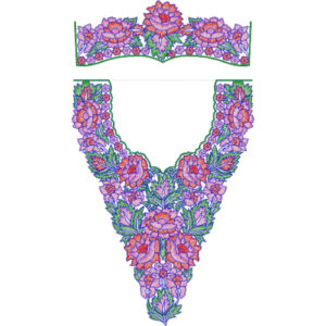 Kaftan Floral Embroidery Design
