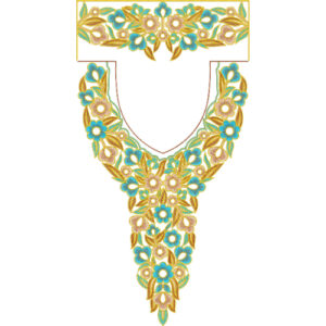Kaftan Embroidery Design