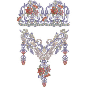 Kaftan Embroidery Design