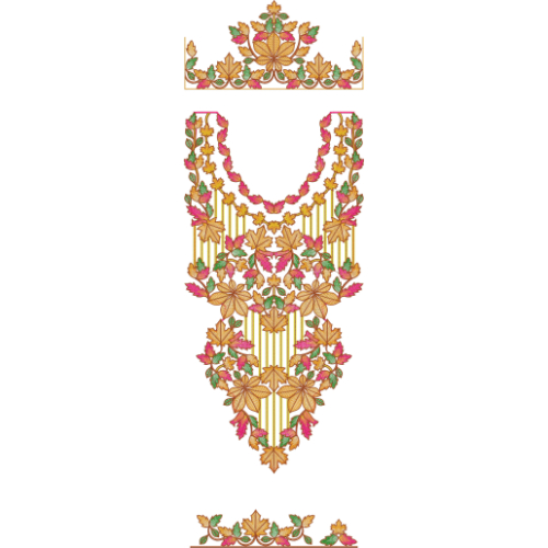 Simple Kaftan Embroidery Design