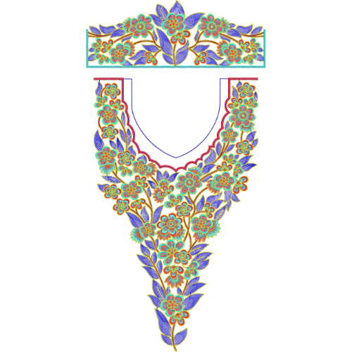 Unique Kaftan Embroidery Design