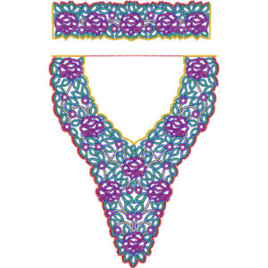 Delicate Kaftan Embroidery Design