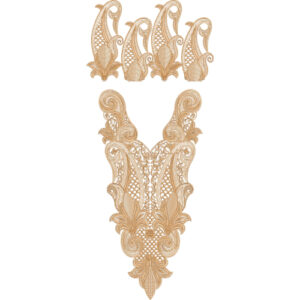 Kaftan Floral Embroidery Design