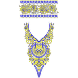 Delicate Kaftan Embroidery Design