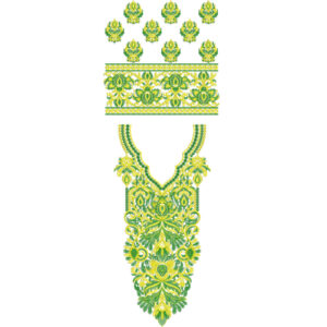 Flower Kaftan Embroidery Design