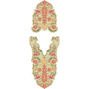 Kaftan Floral Embroidery Design