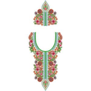 Delicate Kaftan Embroidery Design