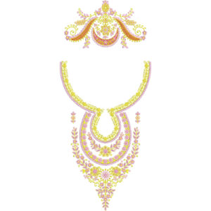 Simple Kaftan Embroidery Design