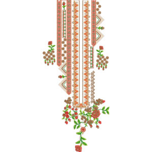 Neckline Embroidery Design
