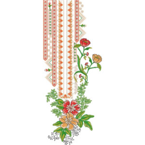 Simple Neck Embroidery Design