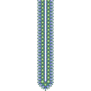 Unique Neck Embroidery Design