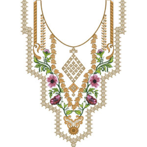 Neck Embroidery Design
