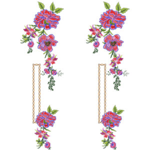 Neck Kurta Embroidery Design