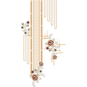 Neckline Embroidery Design