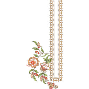 Neck Kurta Embroidery Design