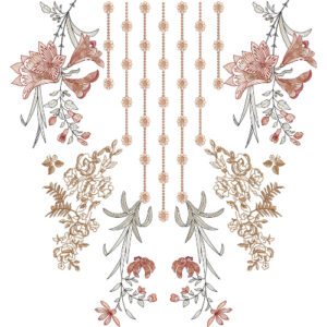 Beautiful Neck Embroidery Design