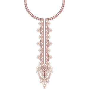 Unique Neck Embroidery Design