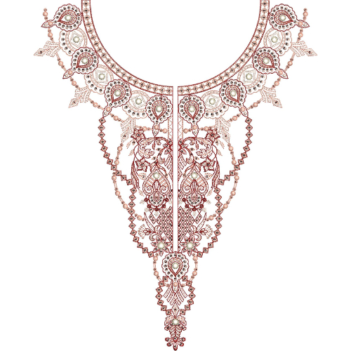 Neck Embroidery Design