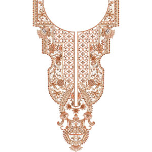 Neckline Embroidery Design