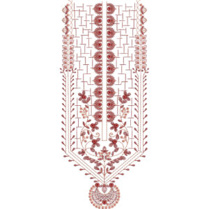Unique Neck Embroidery Design