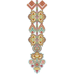 Neckline Embroidery Design